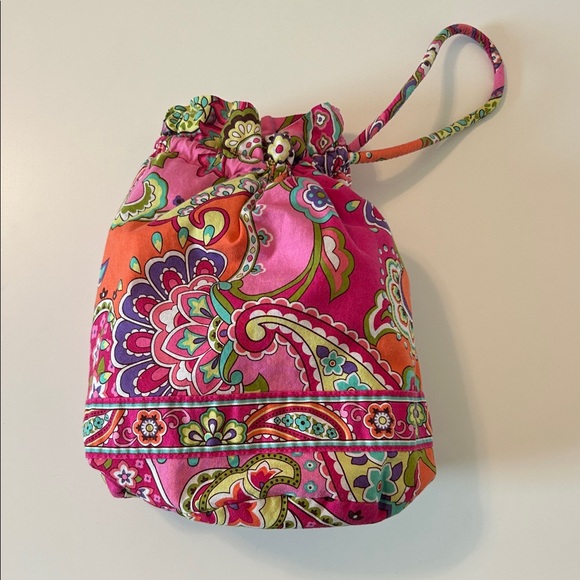 Vera Bradley Paisley Drawstring Ditty Bag